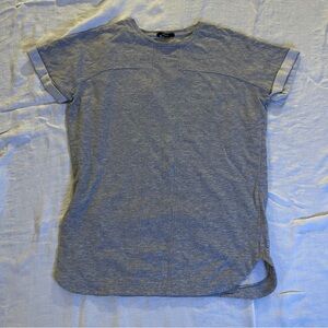 Gray Short Sleeve Forever 21 Medium T-shirt with stitching design cute